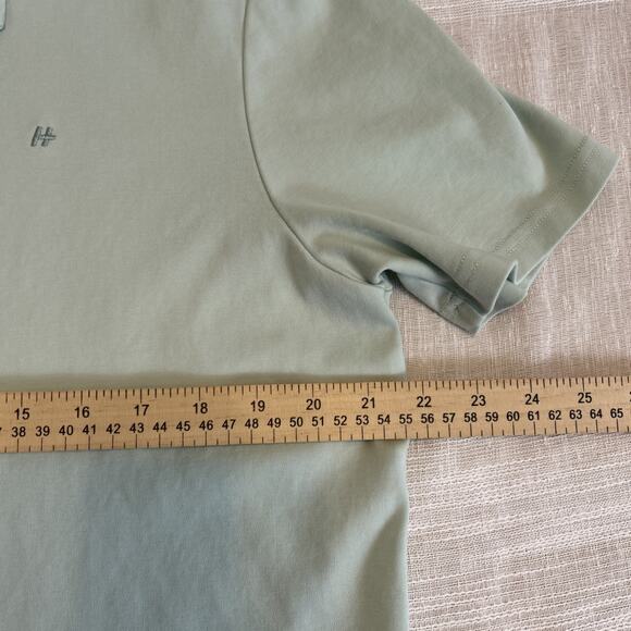 Hechter Paris Men's Light Green XL Polo Shirt Short Sleeve Collared - Picture 5 of 6